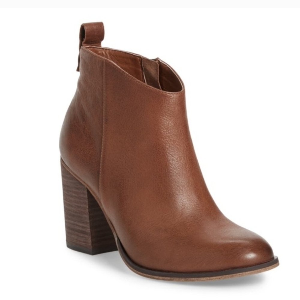 Women's Brown BP. Lance Block Heel Boot